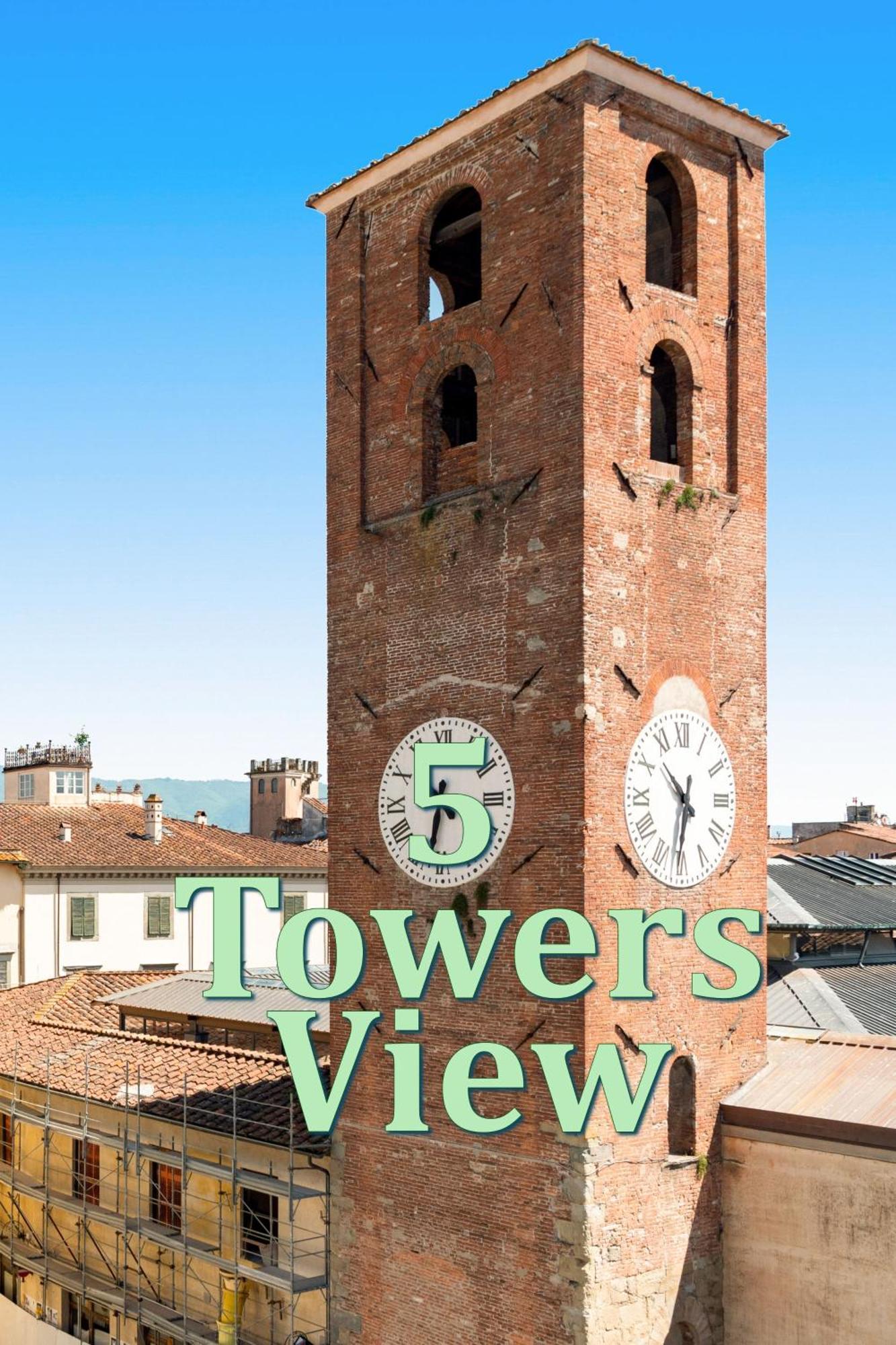 Al Carmine Apartments Towers View With Ac Lucca Exterior foto
